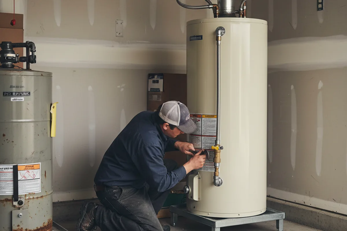 Water heater and shutoff valve replacement in Lake Andes